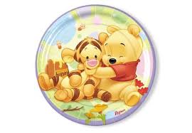 Prato Pooh Baby II 08 Unidades