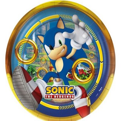 Prato Papel Sonic 12 Unidades