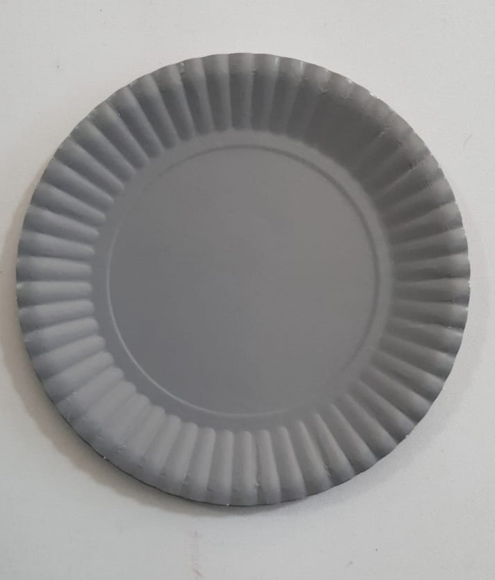 Prato 15,5cm Fosco Prata 10 Unidades
