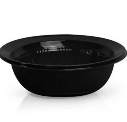 Prato Fundo Biodegradvel 12cm Preto 10 Unidades