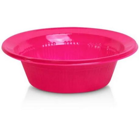 Prato Fundo Biodegradvel 12cm Pink 10 Unidades