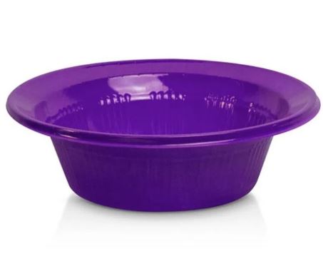 Prato Fundo Biodegradvel 12cm Roxo 10 Unidades