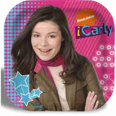 Prato iCarly 18cm 08 Unidades