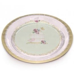 Prato Laminado Jardim Secreto 31cm Unidade