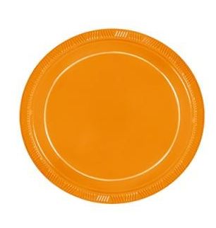 Prato Happy Line 18cm Laranja