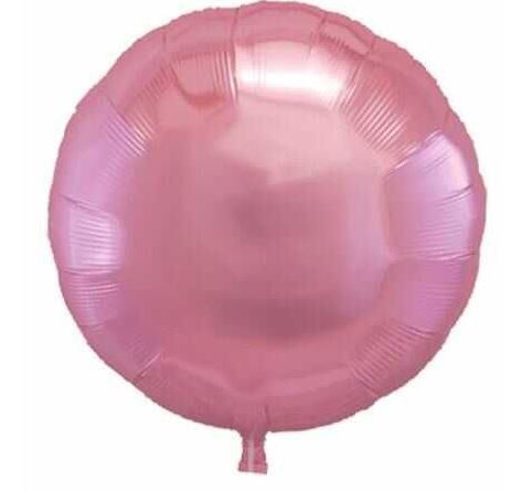 Balo 18 Polegadas Redondo Rosa Claro Unidade