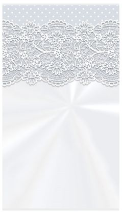 Saco Plstico Decorado 11x19,5 Renda Branco