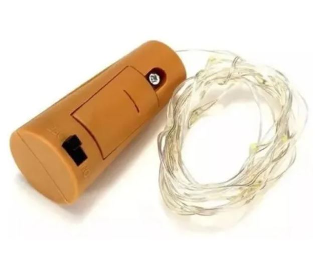 Fio Pisca Rolha Led Fantasminha 2m Unidade