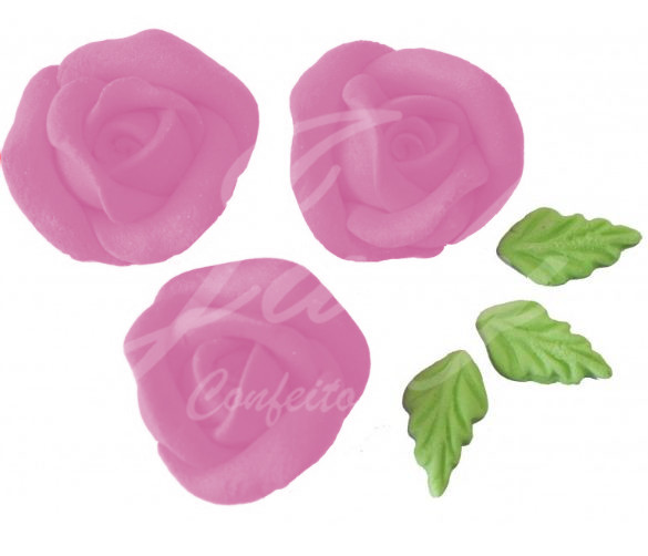 Confeitos Jady Rosas Artesanais G Rosa