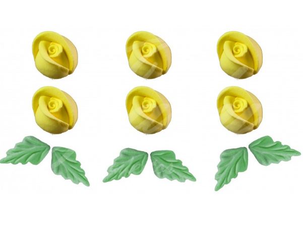 Confeitos Rosas Artesanais P Amarelo