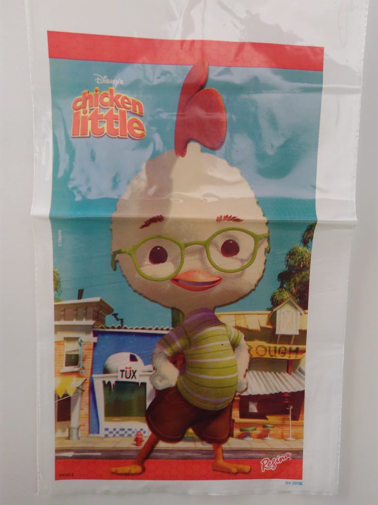 Sacola Plstica Chicken Little 08 Unidades