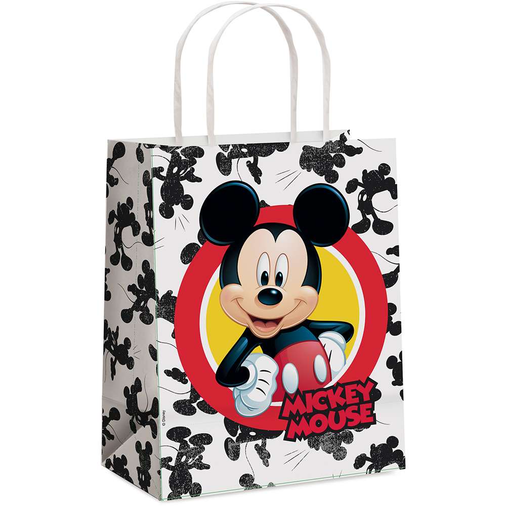 Sacola Papel Mickey Forever 21,5x15x8cm 10 unidades