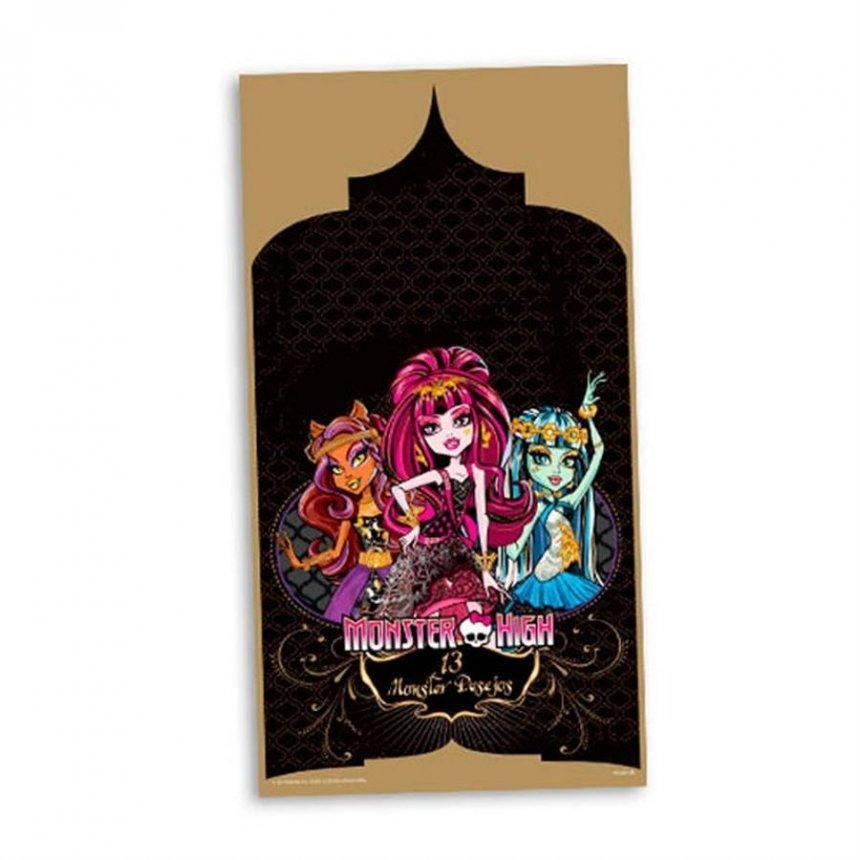 Sacola Plstica Monster High 13 Desejos