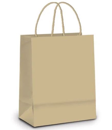 Sacola Papel P 21,5x15x8 Kraft Unidade