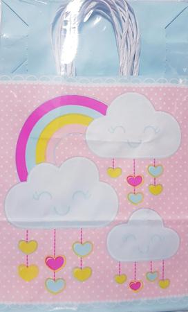 Sacola Papel 18x09x22 Nuvem de Amor