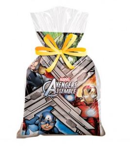 Sacola Plstica Avengers Animated 08 Unidades