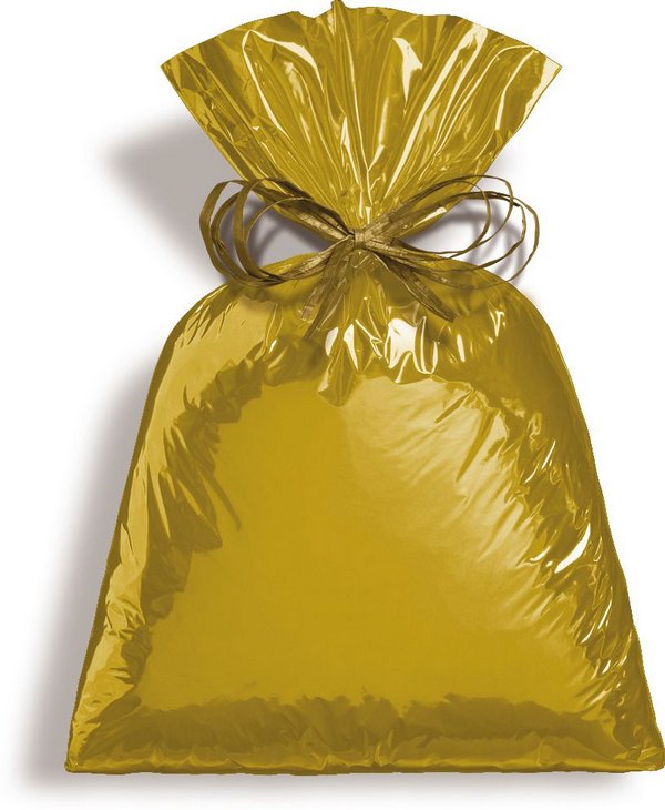 Saco Poli 15x22 Metalcor Dourado