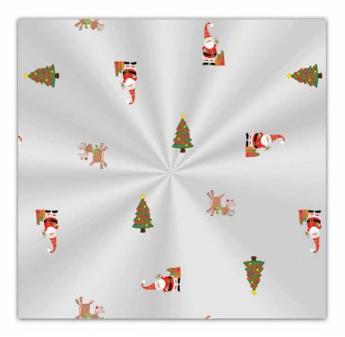 Saco Poli 30x44 Natal Divertix 100 Unidades