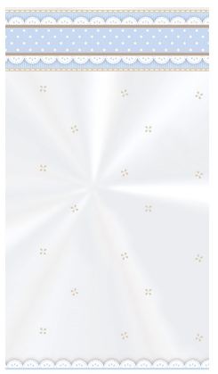 Saco Plstico Decorado 11x19,5 Cute Azul Regist