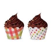 Wrapper Para Cupcake Xadrez Color