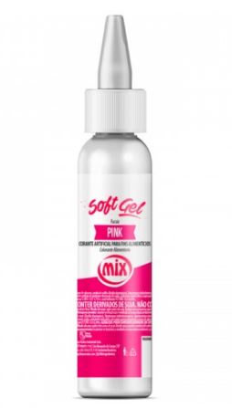 Corante SoftGel Mix 25g Pink Unidade