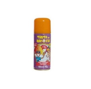 Spray Pinta Cabelo Laranja Unidade