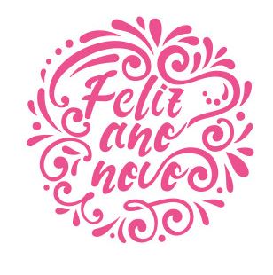 Stencil Feliz Ano Novo Unidade