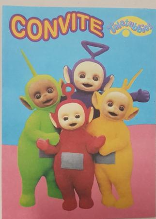 Convite Teletubbies 10 unidades