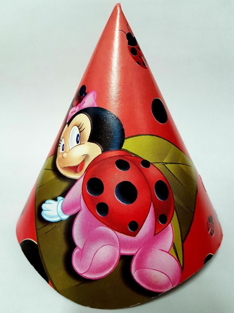 Chapu Joaninha 17cm 08 Unidades