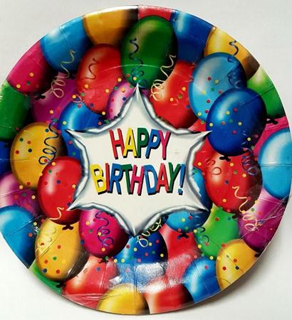 Prato Happy Birthday 10 Unidades