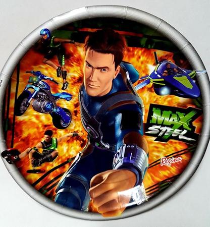 Prato Max Steel 08 Unidades