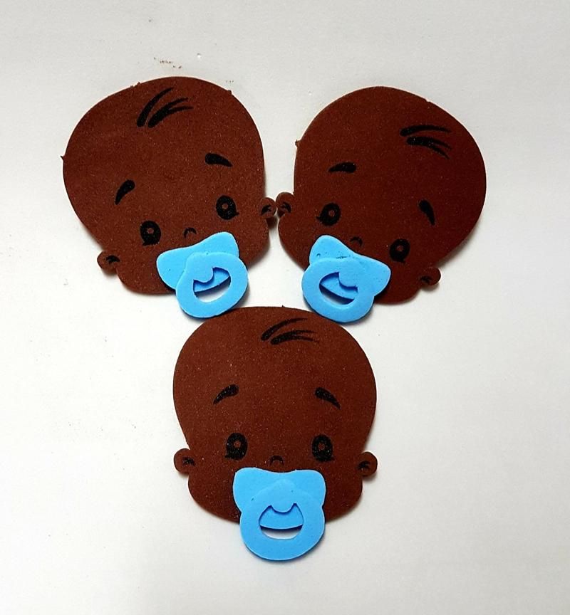 Mini Carinha Beb Menino Negro 6593