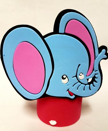 Porta Treco Elefante 04 Unidades