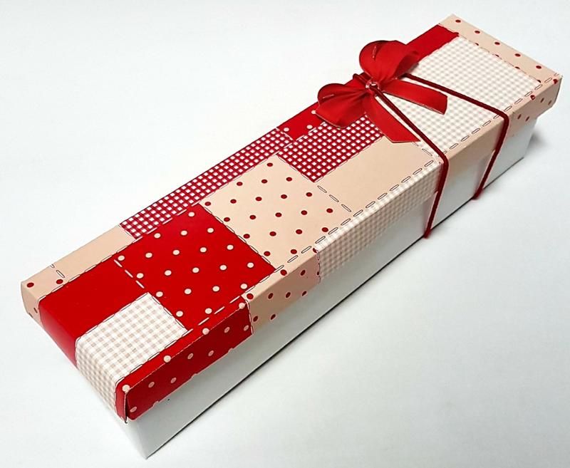 Caixa Para Trufa Lao Vermelho 20x5x4cm 10 Unidades