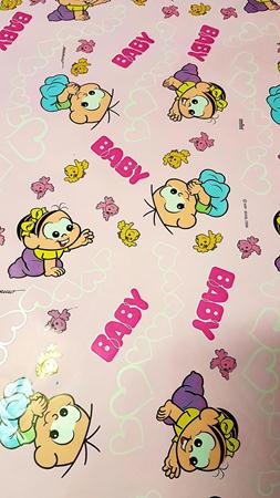 Saco Poli 30x44 Perolizado Turma da Mnica Baby Unidade