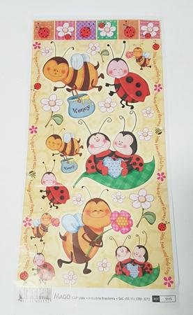 Aplique Decoupage Joaninha Abelhinha