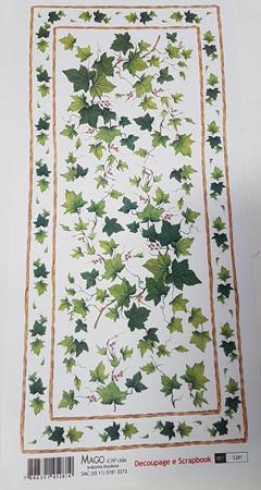 Aplique Decoupage Folhas Verdes