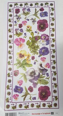 Aplique Decoupage Flores Diversas