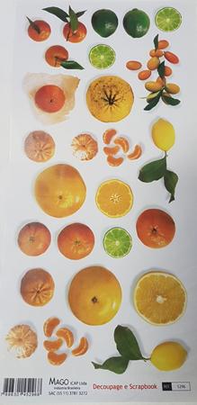 Aplique Decoupage Laranja
