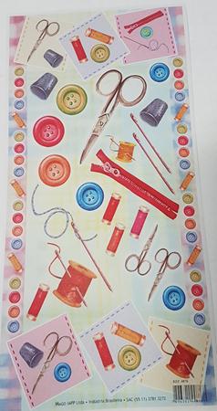 Aplique Decoupage Costura