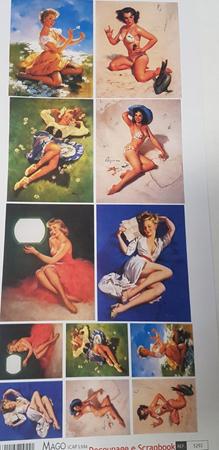 Aplique Decoupage Mulheres