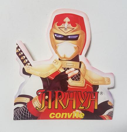 Convite Jiraiya 10 Unidades