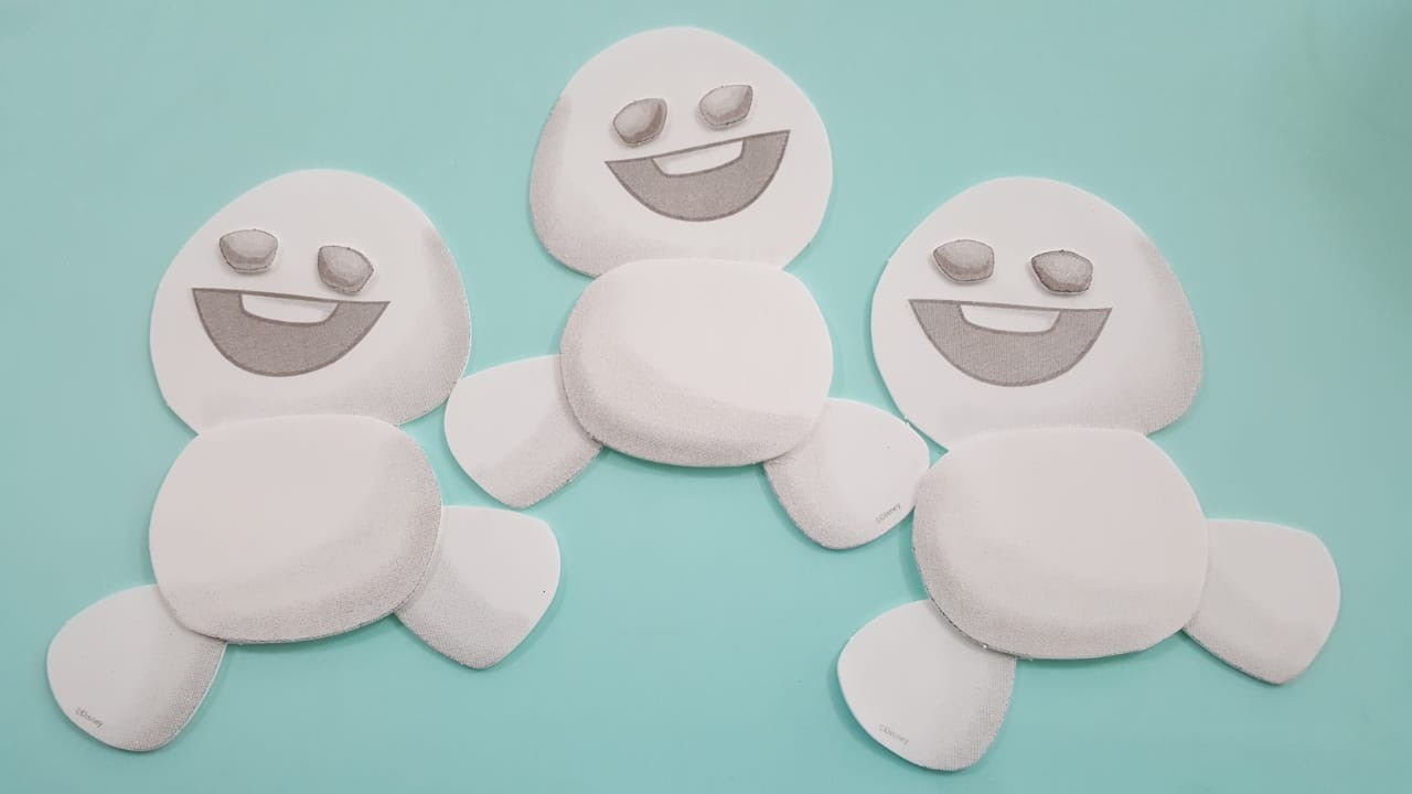 Painel Em EVA Snowgies Fever 18x15,5cm 06 unidades