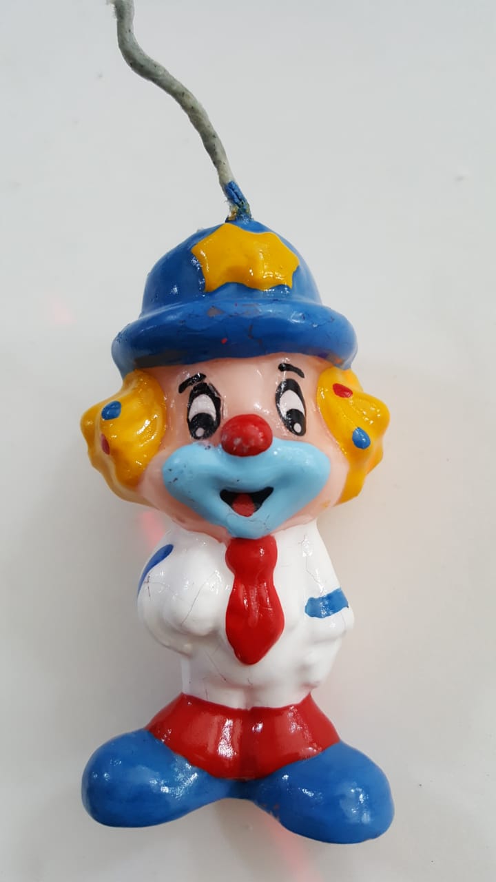 Vela 3D Pipoca Patati 8,5cm Unidade