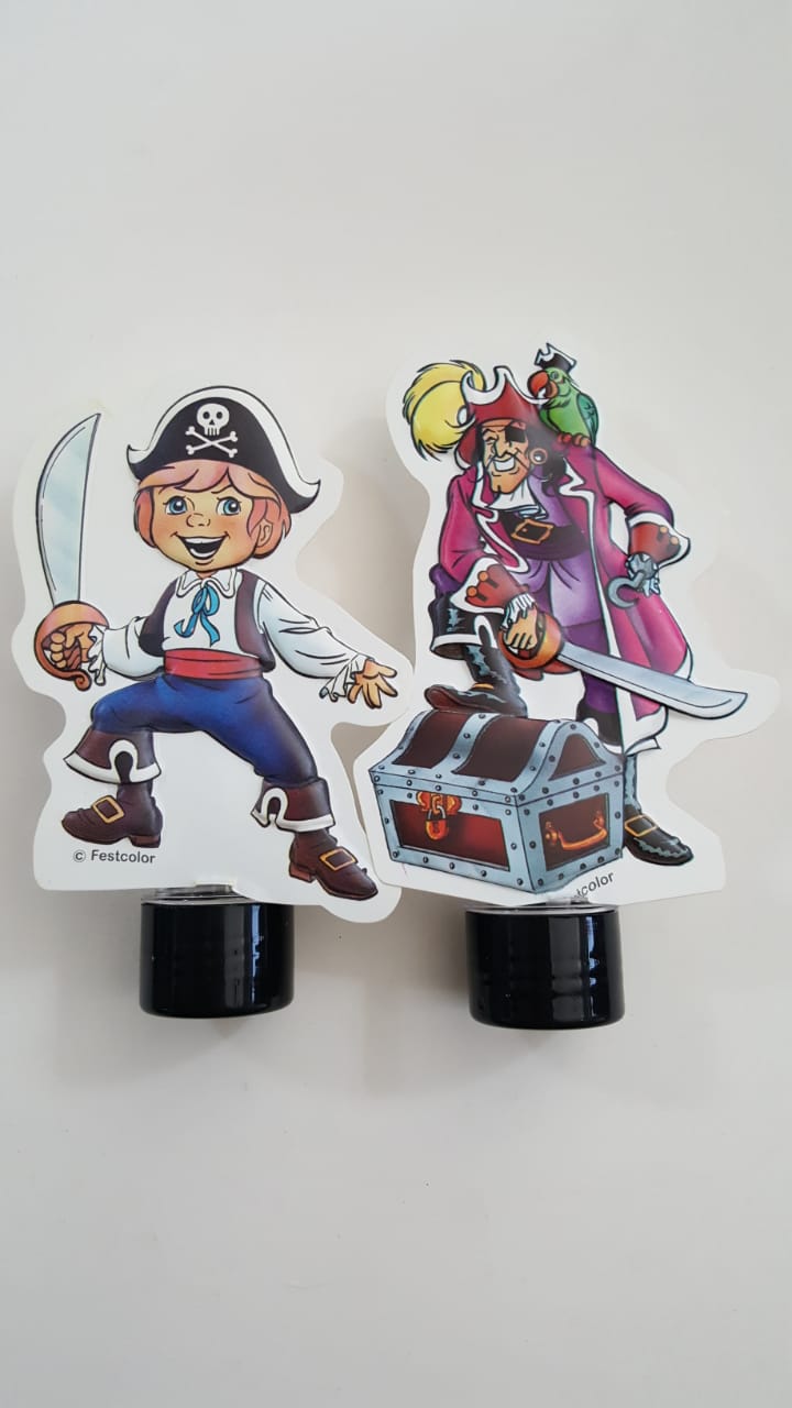 Tubete Piratas 10 Unidades