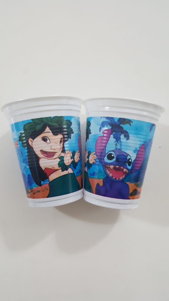 Copo Lilo E Stitch 180ml 08 Unidades