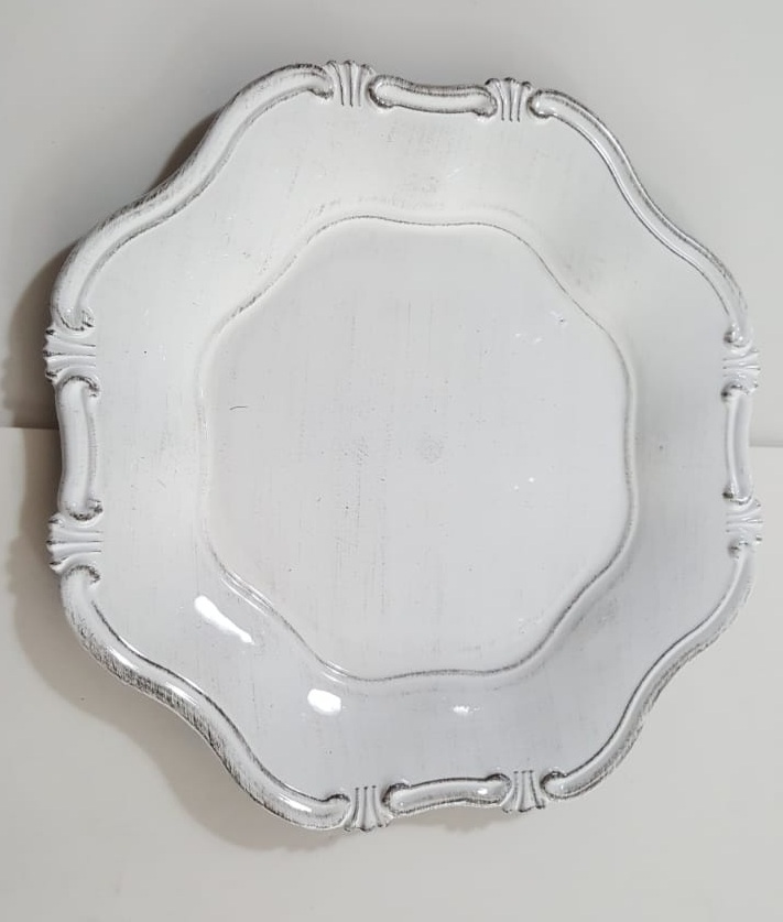 Bandeja Souplast Octavado Prata 33 cm Unidade