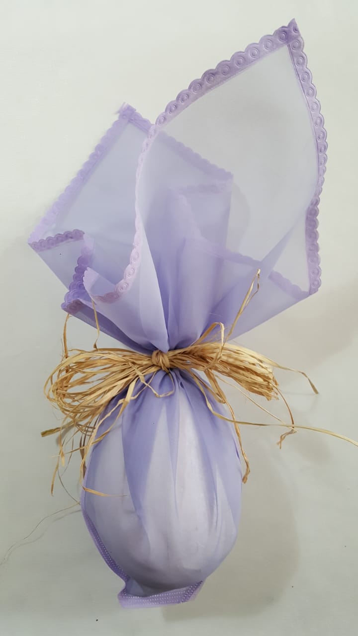 Embalagem Tecido Express Organza Com Borda Lils 35 cm Unidade