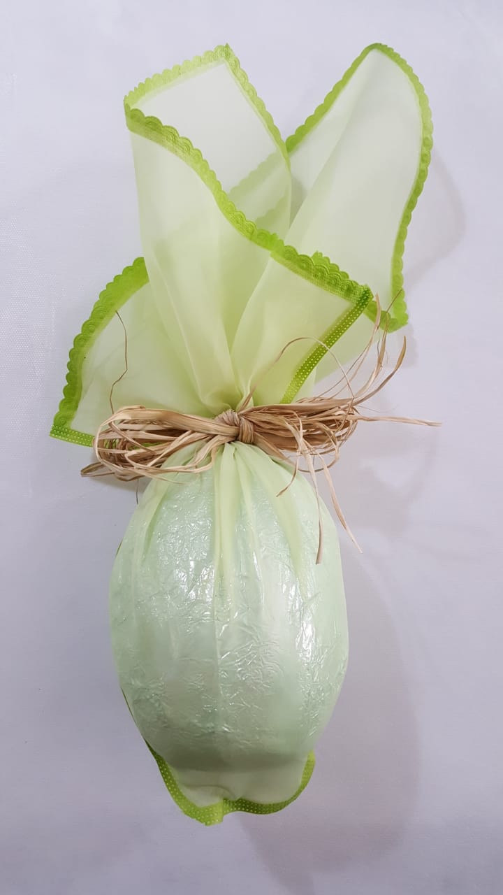 Embalagem Tecido Com Borda Verde 35 cm Unidade
