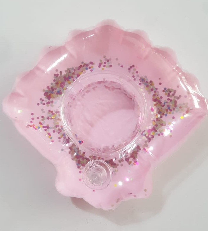 Porta Copo Concha Glitter